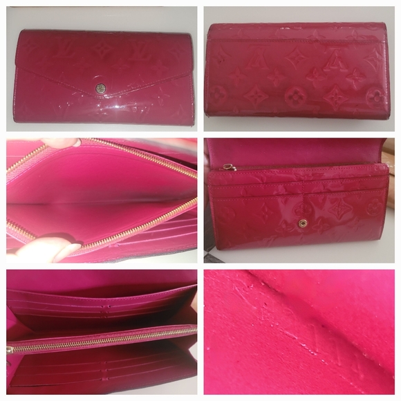 3 pcs Authentic Louis Vuitton Vernis Wallet In Very Good Pre-loved Condition! - Picture 5 of 9